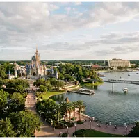 Editorialbild im Reisemagazin-Stil vom Wahrzeichen Walt Disney World Orlando in Orlando USA, ausgewogene Bildgestaltung und - Foto: THN