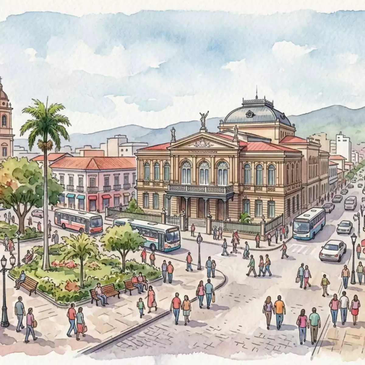 Centro Historico de San Jose and its civic core