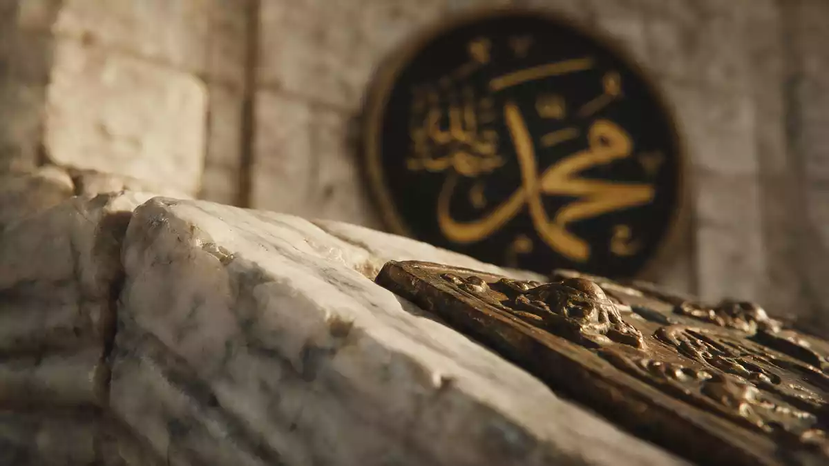 Makroaufnahme eines Materialdetails am Wahrzeichen Hagia Sophia Istanbul, Istanbul Türkei