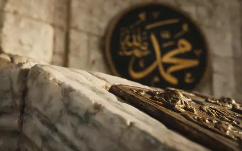 Extreme Makroaufnahme eines Materialdetails am Wahrzeichen Hagia Sophia Istanbul in Istanbul Türkei, taktile Struktur und - Foto: THN