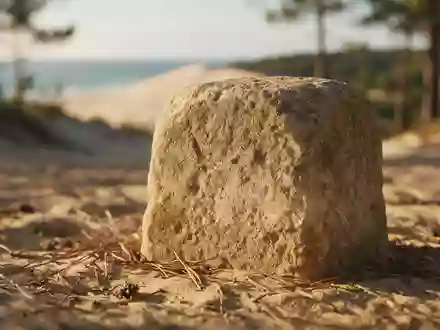 Extreme Makroaufnahme eines Materialdetails am Wahrzeichen Dune du Pilat in La Teste-de-Buch Frankreich, taktile Struktur - Foto: THN