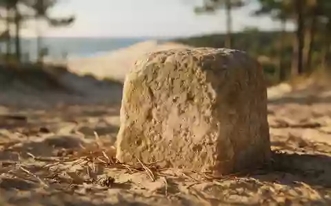 Extreme Makroaufnahme eines Materialdetails am Wahrzeichen Dune du Pilat in La Teste-de-Buch Frankreich, taktile Struktur - Foto: THN