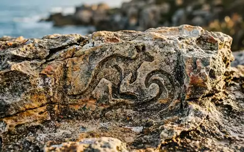 Extreme Makroaufnahme eines Materialdetails am Wahrzeichen Kangaroo Island in Kingscote Australien, taktile Struktur und weiches - Foto: THN