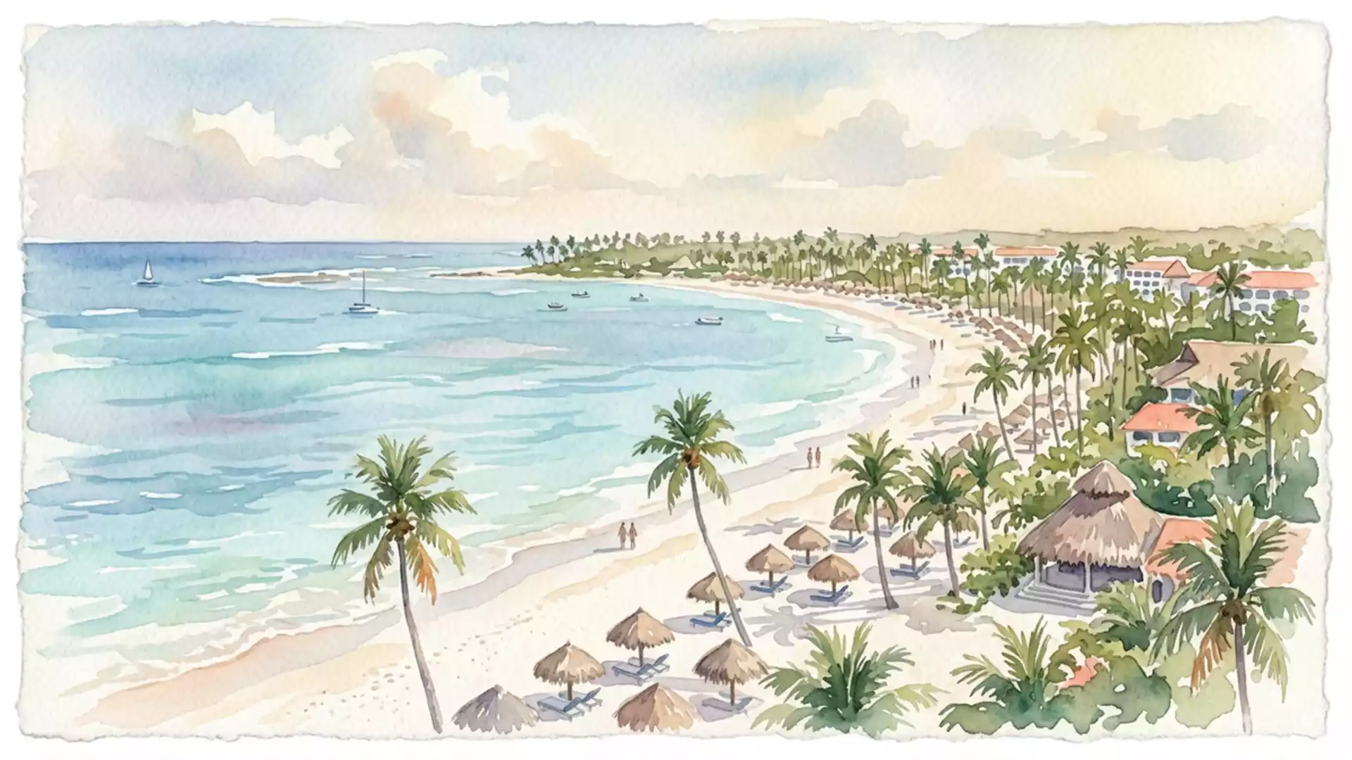 Punta Cana’s Stretch of Sand at the Atlantic-Caribbean Convergence Punta Cana’s Stretch of Sand at the Atlantic-Caribbean Convergence