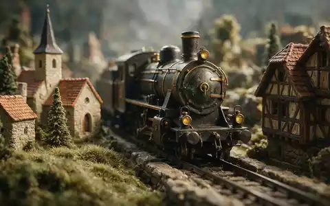 Extreme Makroaufnahme eines Materialdetails am Wahrzeichen Miniatur Wunderland Hamburg in Hamburg Deutschland, taktile Struktur und - Foto: THN