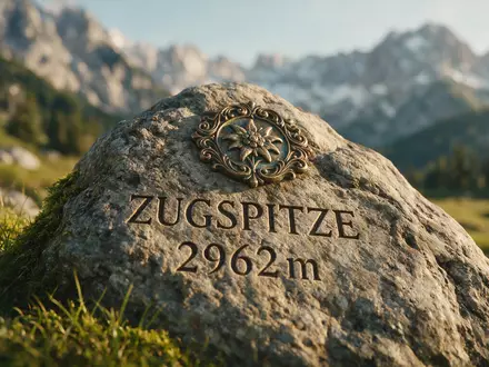 Extreme Makroaufnahme eines Materialdetails am Wahrzeichen Zugspitze in Garmisch-Partenkirchen Deutschland, taktile Struktur und weiches Seitenlicht - Foto: THN