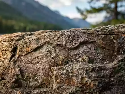 Extreme Makroaufnahme eines Materialdetails am Wahrzeichen Glacier-Nationalpark in West Glacier USA, taktile Struktur und weiches - Foto: THN