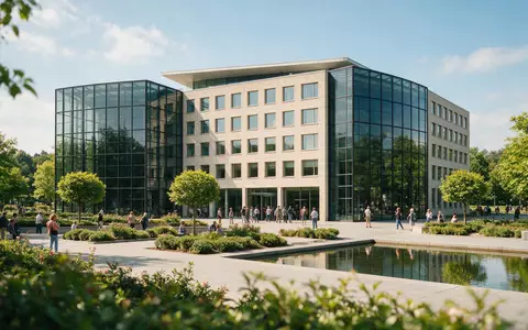Editorialbild im Reisemagazin-Stil vom Wahrzeichen Van-Gogh-Museum Amsterdam in Amsterdam Niederlande, ausgewogene Bildgestaltung und natuerliches Umgebungslicht - Foto: THN