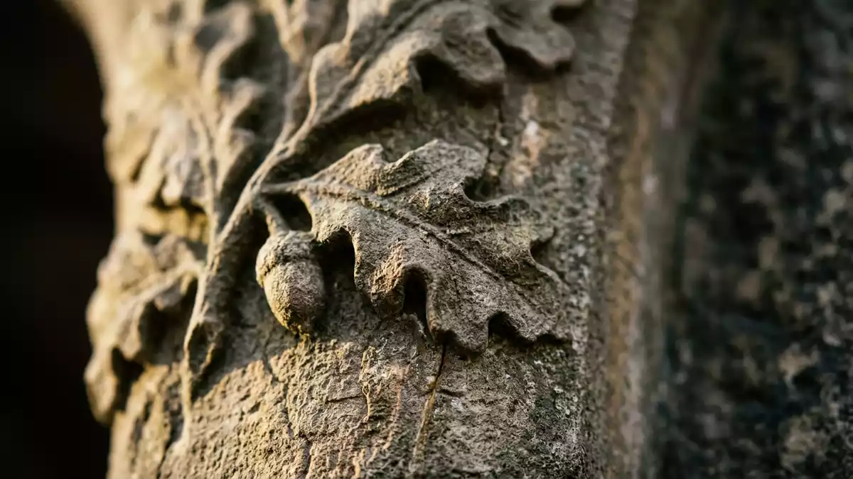 Makroaufnahme eines Materialdetails am Wahrzeichen Central Park New York, New York City USA