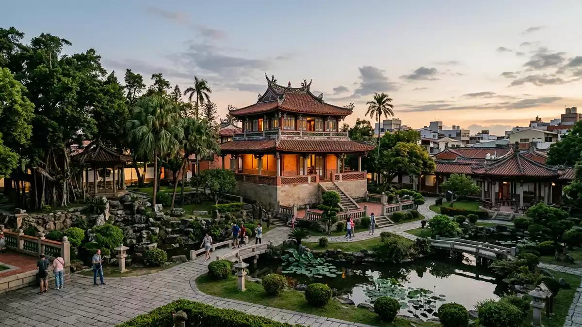 Editorial-Reisemagazinbild vom Wahrzeichen Chihkan Tower Tainan in Tainan, Taiwan