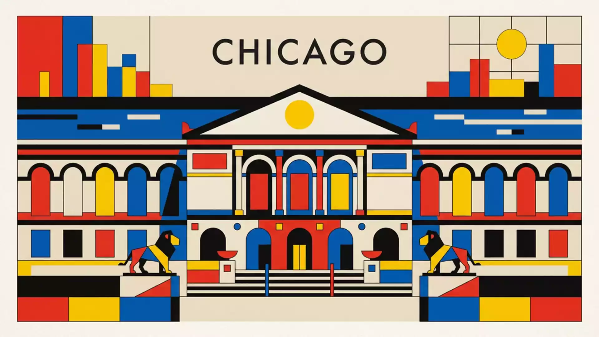 Art Institute of Chicago and its Beaux-Arts presence in Grant Park