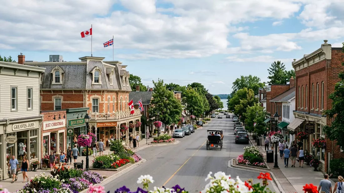 Editorial-Reisemagazinbild vom Wahrzeichen Niagara-on-the-Lake in Niagara-on-the-Lake, Kanada
