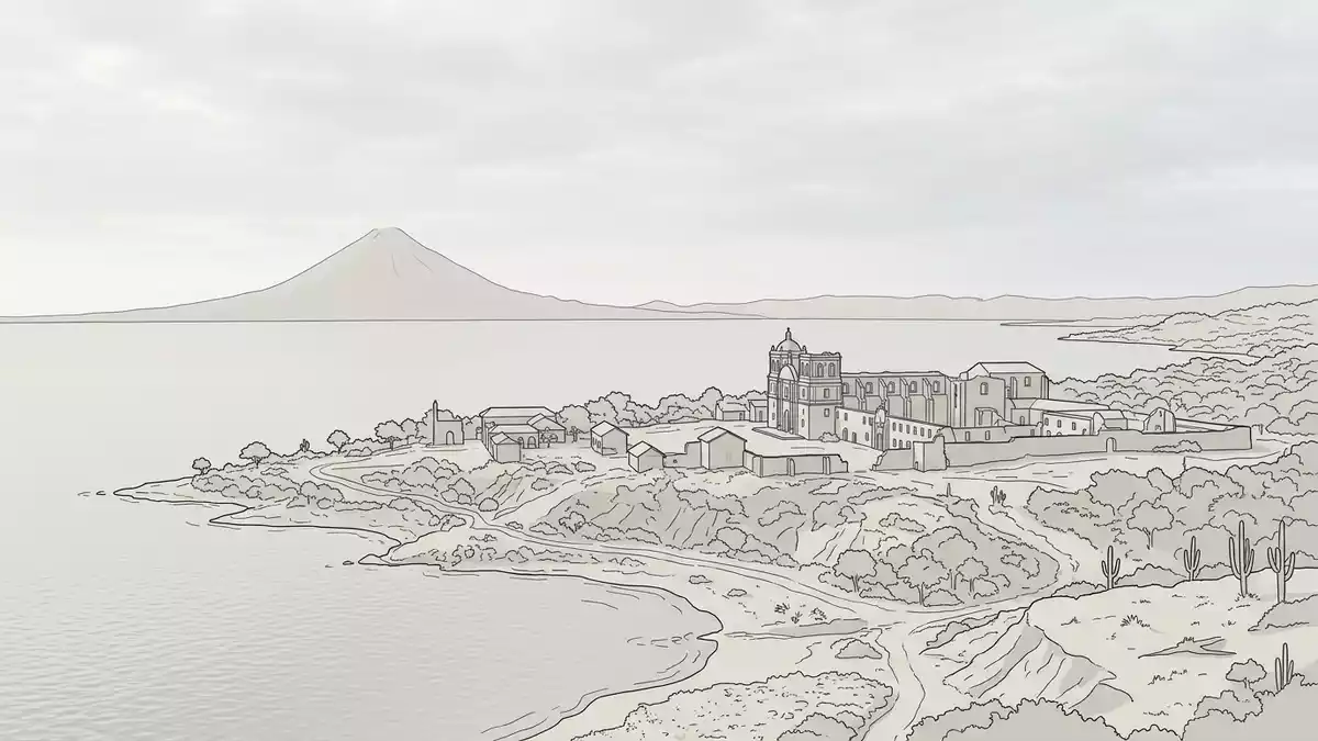 Architektur-Render von Leon Viejo in Leon, Nicaragua bei Tageslicht
