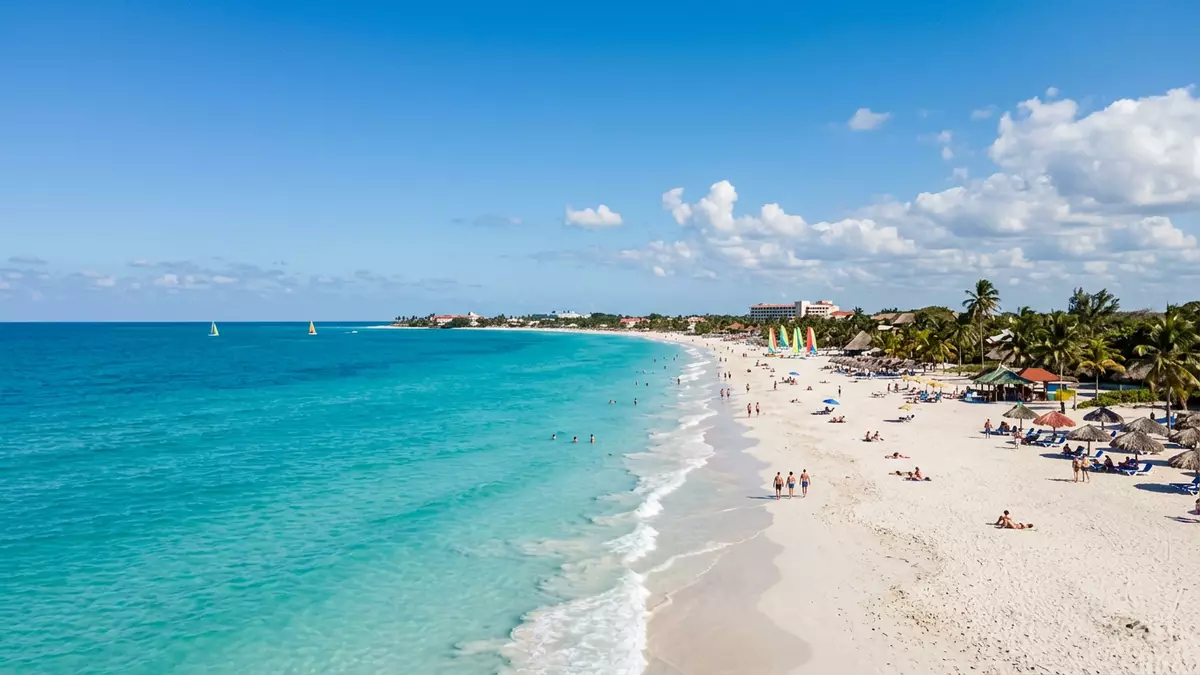 Editorial-Reisemagazinbild vom Wahrzeichen Varadero in Varadero, Kuba