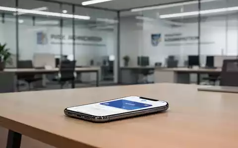 Ein Smartphone mit einer digitalen Zahlungsoberfläche auf einem modernen Schreibtisch in einer Behörde. - Foto: über boerse-global.de