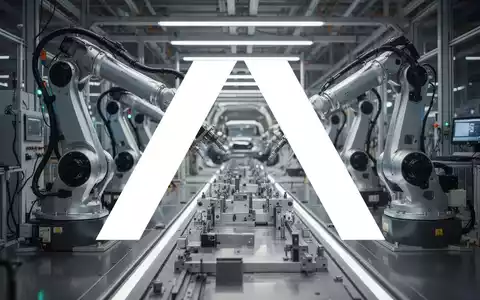 Moderne Automobil-Fertigungsstraße in einer hochtechnisierten Fabrik mit Fokus auf Präzisionstechnik. - Foto: über boerse-global.de