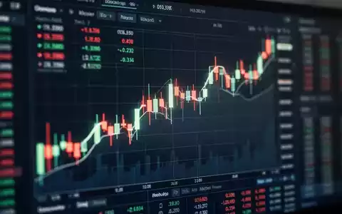Ein steigender Aktienchart auf einem Finanzmonitor als Symbol für den Kursanstieg der Sealand Capital Galaxy Aktie. - Foto: über boerse-global.de