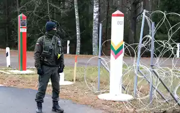 Lettland grenzt im Osten auf einer Länge von rund 172 Kilometern an Russlands engen Verbündeten Belarus. (Archivbild) - Foto: -/State Border Guard Service/dpa
