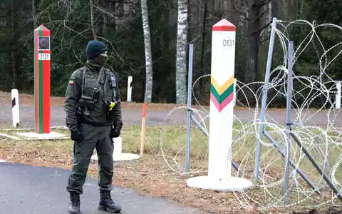 Lettland grenzt im Osten auf einer Länge von rund 172 Kilometern an Russlands engen Verbündeten Belarus. (Archivbild) - Foto: -/State Border Guard Service/dpa