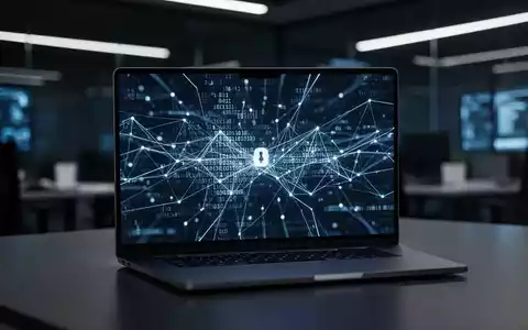 Abstraktes digitales Sicherheitskonzept mit Netzwerkgrafiken auf einem Bildschirm zur Visualisierung von Datenschutzlücken. - Foto: über boerse-global.de