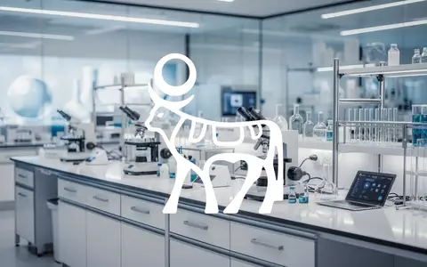 Abstrakte Darstellung eines modernen pharmazeutischen Labors, das Innovation und biotechnologischen Erfolg symbolisiert. - Foto: über boerse-global.de