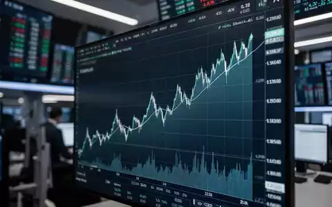 Digitaler Aktienchart mit Aufwärtstrend und Finanzsymbole für den Silbermarkt - Foto: über boerse-global.de