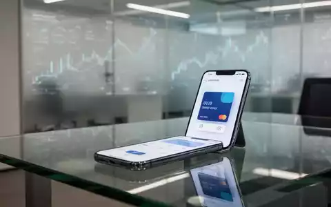 Ein moderner Büroschreibtisch mit Smartphone, das digitale Zahlungsschnittstellen zeigt, symbolisiert die finanzielle Unternehmensstrategie. - Foto: über boerse-global.de