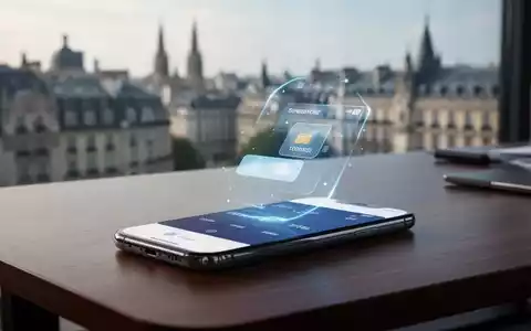 Smartphone mit digitaler Bezahloberfläche auf einem Schreibtisch als Symbol für moderne europäische Zahlungssysteme. - Foto: über boerse-global.de