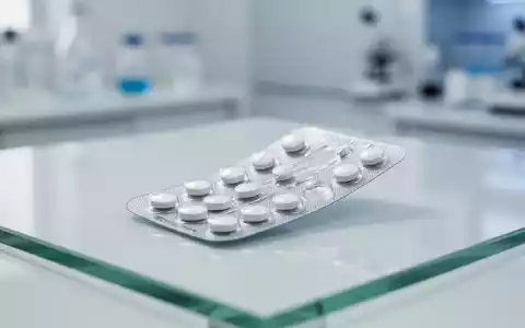Eine Blisterpackung mit medizinischen Tabletten auf einem sterilen, modernen Labortisch. - Foto: über boerse-global.de