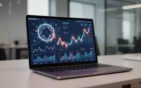 Digitales Arbeitsumfeld mit Kryptowährungs-Marktdaten auf einem Laptop-Bildschirm. - Foto: über boerse-global.de