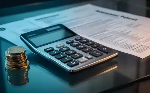 Ein Taschenrechner und Euro-Münzen neben einem Steuerdokument als Symbol für die Mehrwertsteuerreform. - Foto: über boerse-global.de
