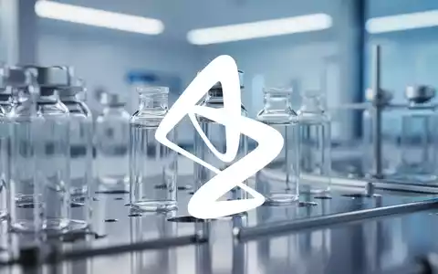 Abstraktes, professionelles Labor-Ambiente mit medizinischen Glasfläschchen in kühler, analytischer Beleuchtung. - Foto: über boerse-global.de
