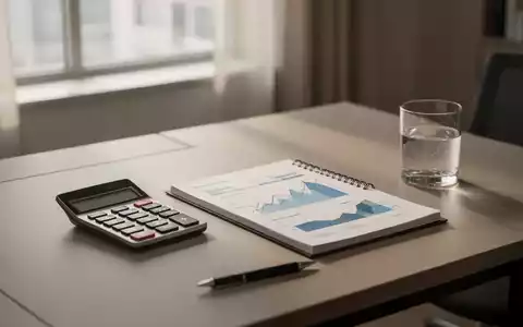 Schreibtisch mit Taschenrechner und Finanzunterlagen für eine Immobilienfinanzierung. - Foto: über boerse-global.de
