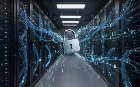 Digitale abstrakte Darstellung eines aufgebrochenen digitalen Schlosses durch KI-gestützte binäre Code-Strukturen. - Foto: über boerse-global.de
