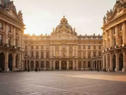 Sonnige, historische Stadtfassaden mit kunstvoller Architektur in warmem Licht als Ort der Entspannung. - Foto: über boerse-global.de