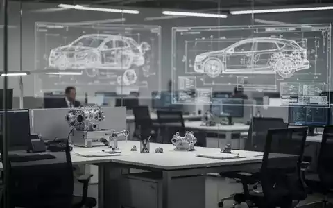 Modernes Büro eines Ingenieurdienstleisters in der Automobilbranche mit Fokus auf industrielle Transformation. - Foto: über boerse-global.de