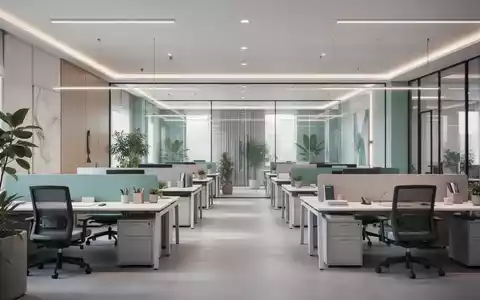Modernes, harmonisch gestaltetes Großraumbüro mit ergonomischen Arbeitsplätzen und heller, freundlicher Atmosphäre. - Foto: über boerse-global.de