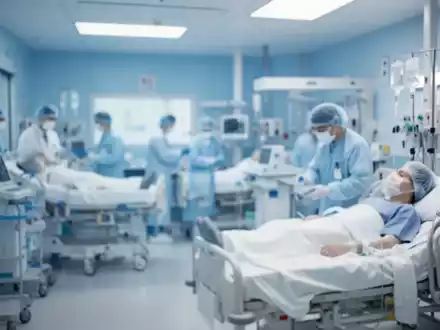 Moderne medizinische Einrichtung in einem Krankenhaus mit Fokus auf Hygiene und Patientensicherheit. - Foto: über boerse-global.de