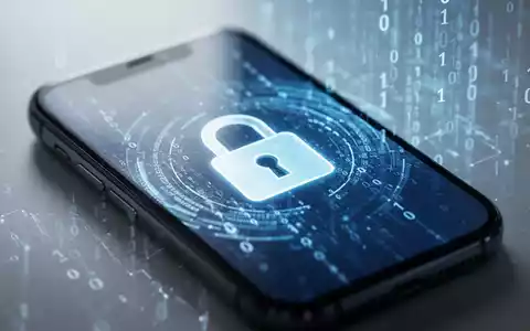 Ein Smartphone-Bildschirm mit einem digitalen Schloss-Symbol, das Cybersicherheit und Kontoschutz darstellt. - Foto: über boerse-global.de