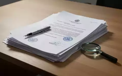 Ordentlich gestapelte offizielle Dokumente und ein Füller auf einem Schreibtisch, die behördliche Korrespondenz symbolisieren. - Foto: über boerse-global.de