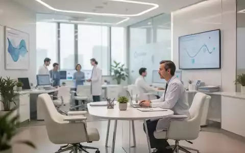 Ein moderner, heller Beratungsraum in einer Gesundheitseinrichtung, der professionelle Zusammenarbeit und Vernetzung symbolisiert. - Foto: über boerse-global.de