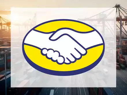 Abstrakte Darstellung moderner Logistik- und E-Commerce-Infrastruktur bei goldenem Licht. - Foto: über boerse-global.de