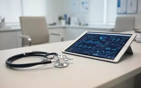 Modernes Behandlungszimmer mit medizinischen Geräten und einem Tablet für klinische Daten. - Foto: über boerse-global.de