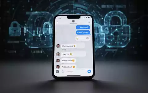 Ein Smartphone-Bildschirm mit einer Messaging-Oberfläche, die digitale Sicherheits- und Moderationsherausforderungen darstellt. - Foto: über boerse-global.de