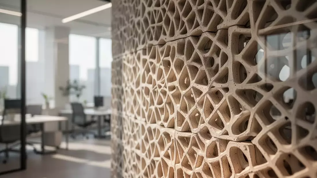TU Graz: 3D-gedruckte Keramikwand kühlt Räume um bis zu 7 Grad