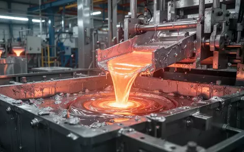Modernes Aluminium-Walzwerk bei der industriellen Produktion mit reflektierenden Metalloberflächen - Foto: über boerse-global.de