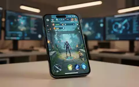 Nahaufnahme eines Smartphone-Bildschirms mit Mobile-Game-Oberfläche in einem modernen Tech-Studio. - Foto: über boerse-global.de