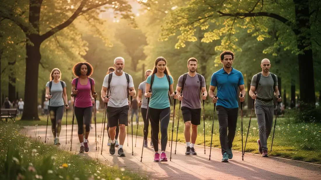 Berliner Krebsgesellschaft startet Nordic-Walking-Kurs in Treptow