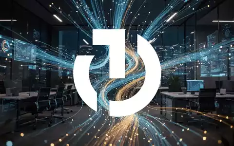 Abstrakte Darstellung digitaler Werbetechnologie und Datenströme in einer modernen, professionellen Büroumgebung. - Foto: über boerse-global.de