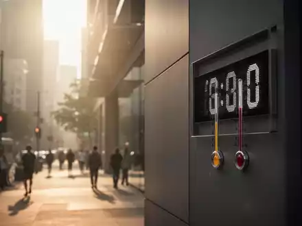 Hitzeflimmern ĂŒber einer urbanen StraĂe als Symbol fĂŒr die psychische Belastung durch steigende Temperaturen. - Foto: ĂŒber boerse-global.de